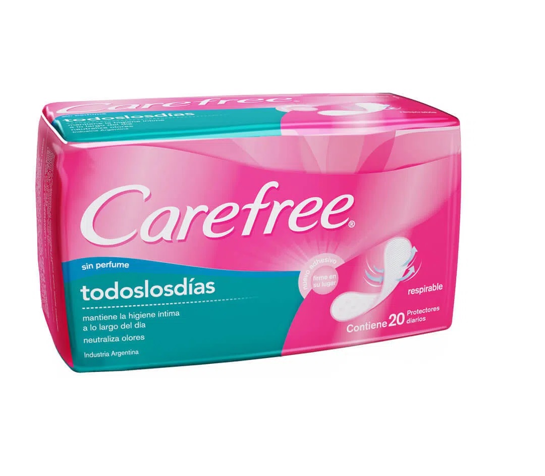 PROTECTORES CAREFREE TODOS LOS DIAS S/P 20U